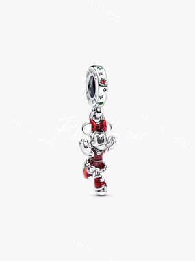 Pandora Minnie Mouse Ice Skating Dangle Charm